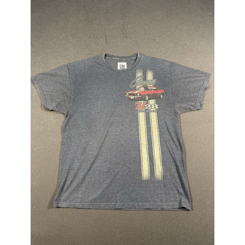 GM Camaro Z28 Pure Muscle Blue/Red XL Shirt